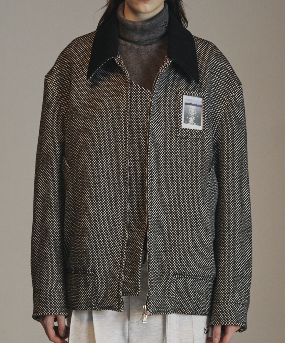 WOOL BLOUSON JACKET