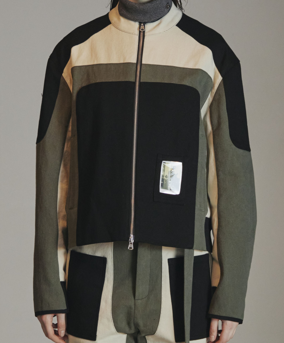 COTTON BIKER JACKET