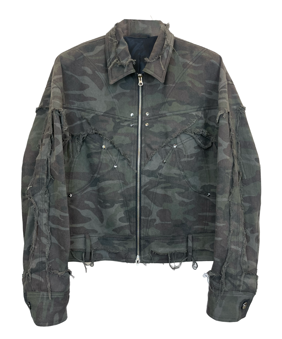 CAMO DENIM JACKET