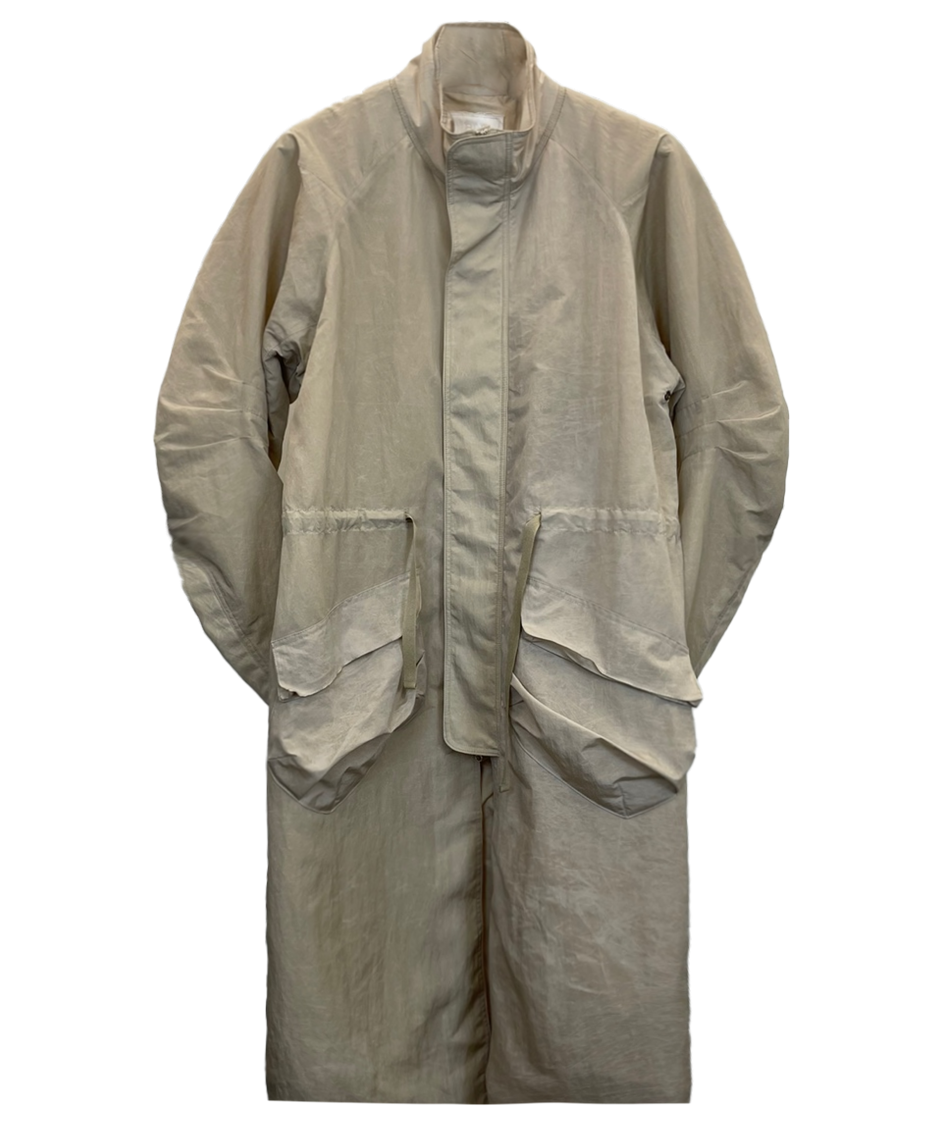 LAYERED UTILITY LONG JACKET - JACKET