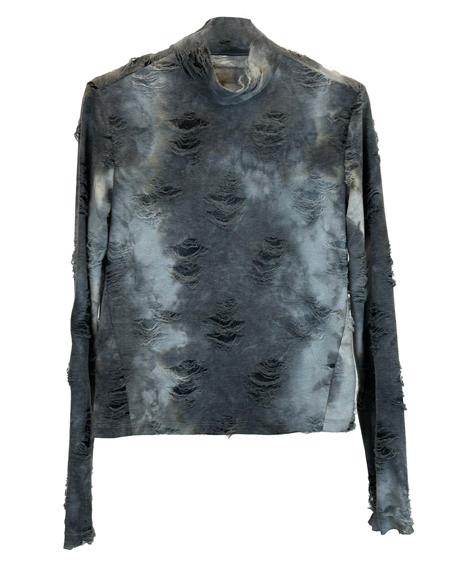 GRUNGE TURTLENECK TOP