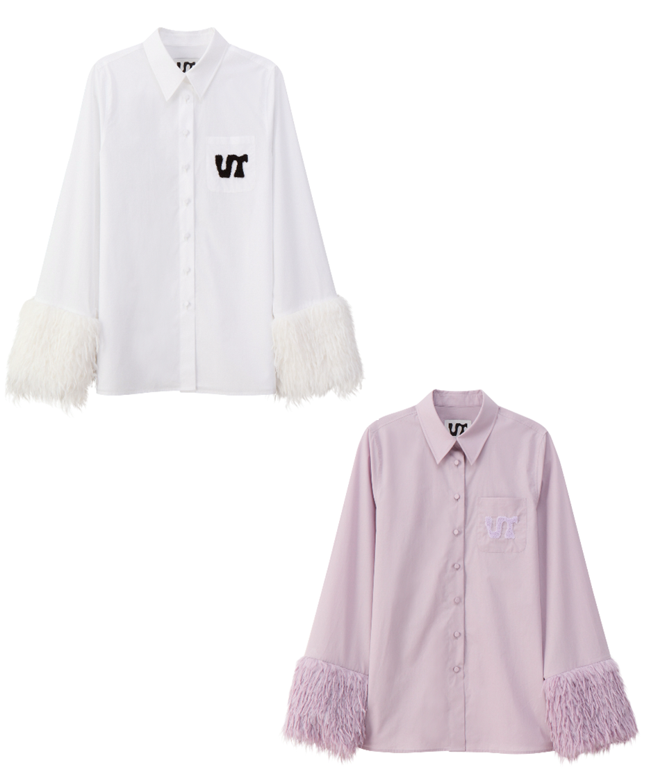 FUR CUFF SHIRT