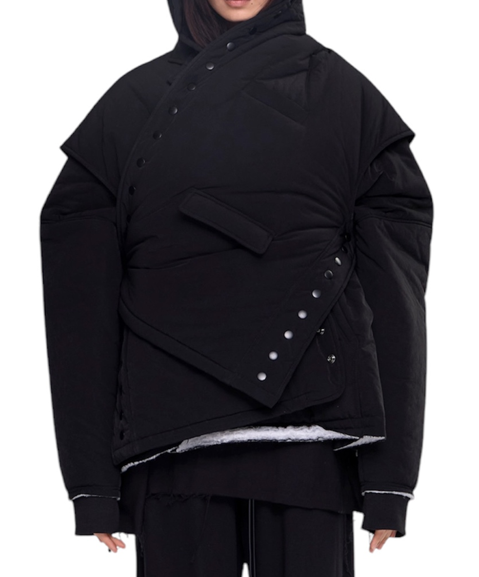 Multi Button Padded Jacket