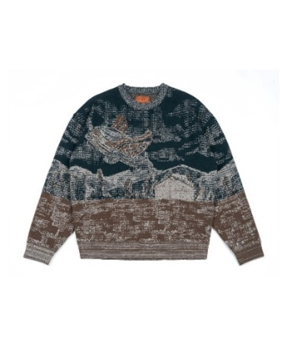LIGHTHOUSE AT NIGHT SWEATER