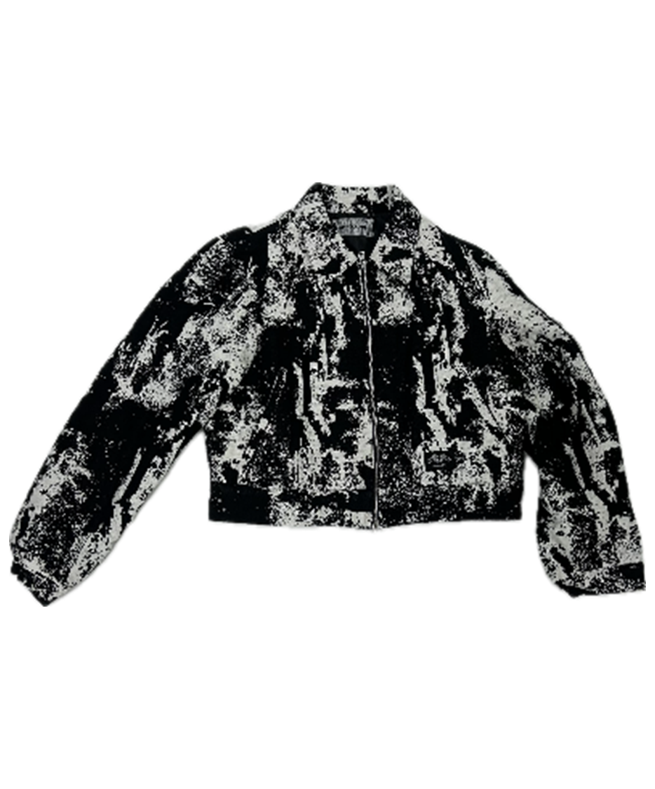Silk Cropped  Jacket