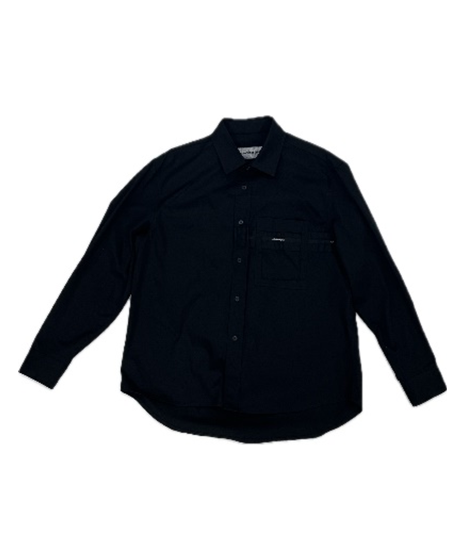 Black Cut out shirt